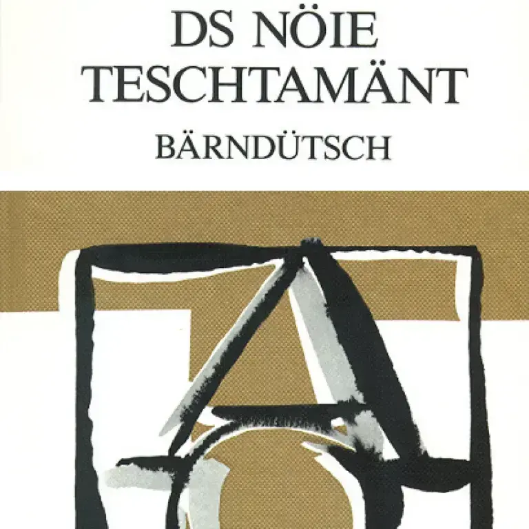 Buchcover: Ds Nöie Teschtamänt